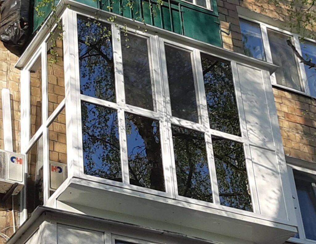 Скління балконів єтапи