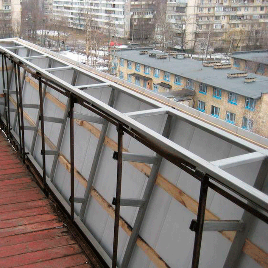 Зварювання балкону по підвіконню